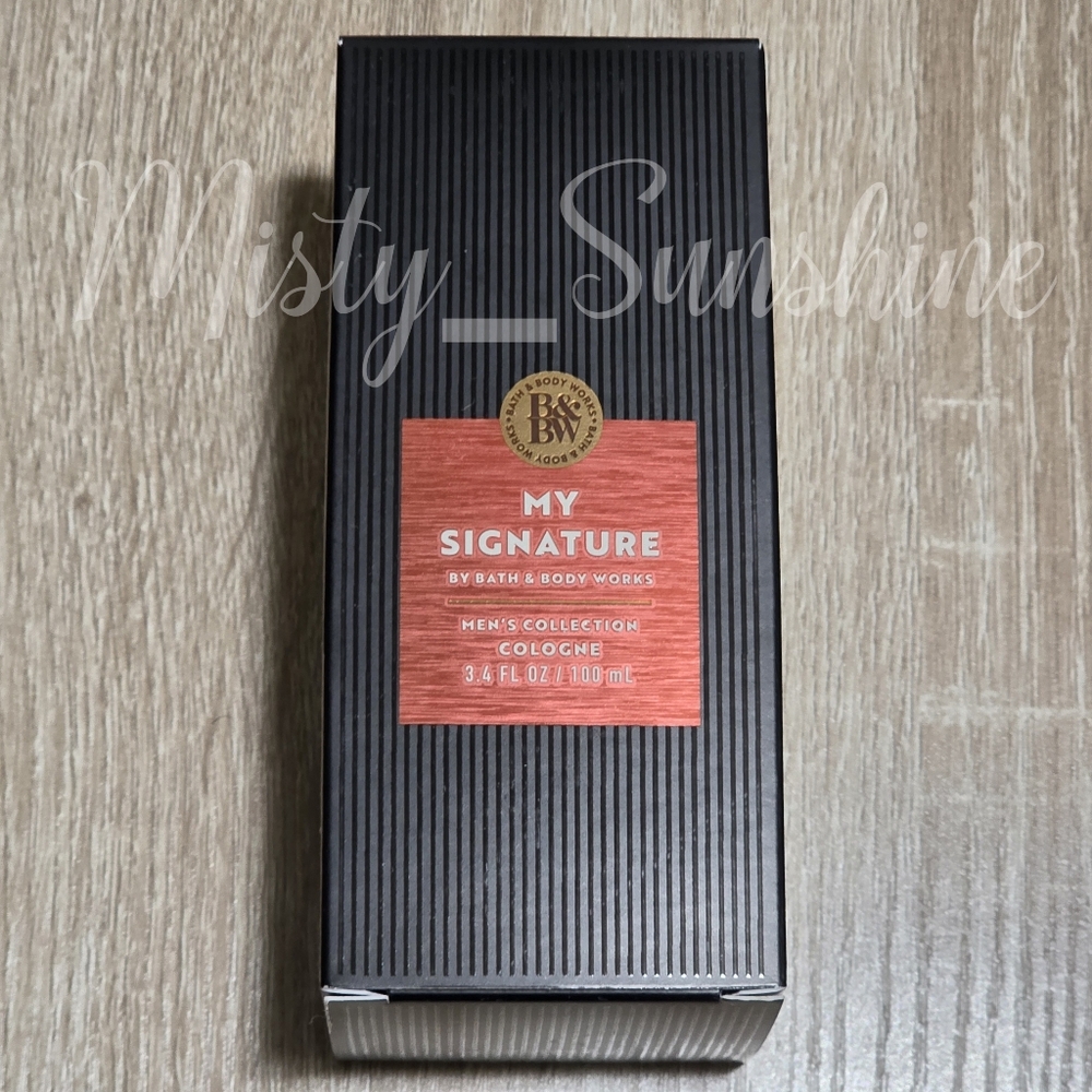 Bath & Body Works Men's My Signature Cologne 3.4oz NEW Rare